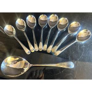 Epns Silver Plated Dessert Cutlery Set England Design In Very Good Condition 
