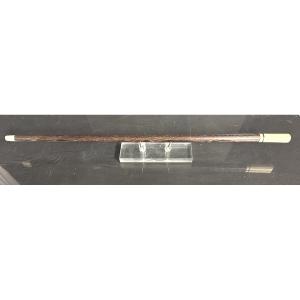 Rare Art Deco 1930s Rosewood And Ivory Conductor's Baton Altuglas Display Stand