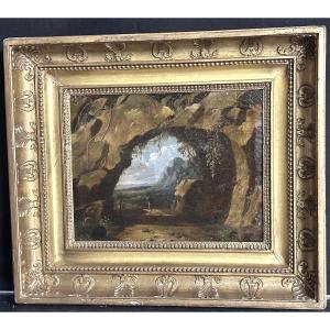 Louis Durameau 1733-1796 Attr. Oil Signed And Annotated + 1779 In Frame Lyres And Palmettes