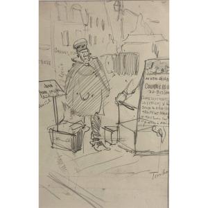 Drawing Signed 19th Century Dog And Cat Clipper In Paris Jean Clippers Dogs At Home Curiosity