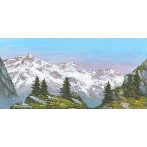 Astrid Walford 1907-1984 Large Oil Mont Blanc Massif La Meije Alps Mountain Snow