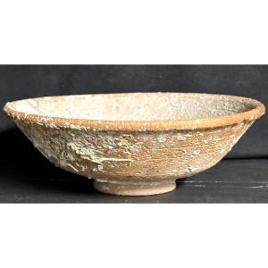 Archaeology Large Roman Cup 23.5cm On Heel 1st-3rd Century Intact With Archaeological Concretions