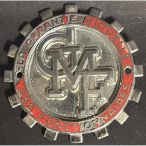 Old Gmf Car Plate, Classic Car Grille