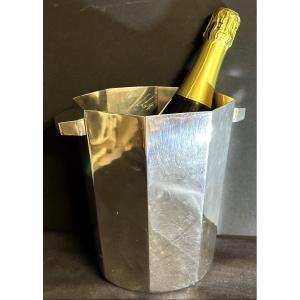Art Deco Champagne Bucket By Silversmith Wikemann, Brussels