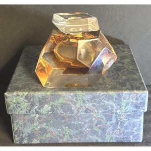 Saint Louis Crystal Perfume Bottle Eau De Saint Louis In A Serge Mansau Design Case