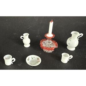 Miniature Spun Glass From Nevers, 2.5cm, 18th Century, Curiosity 