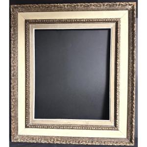 Large Antique Picture Frame, Approximately 53 Cm X 44 Cm. Circa 1930-1940, Carved Wood