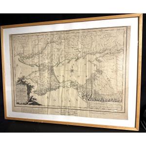 Large Map 1788, Government Of Tauride, Crimea, By Dezauche, Russia, Black Sea, Crimea 