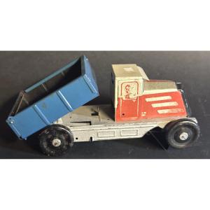 Charles Rossignol Toy Renault Tipper Truck Cr Lithographed Tinplate Tbe /7
