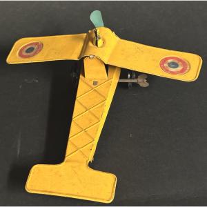 Martinan And Larnaude Airplane, 1924, Toy With Mechanism, France 