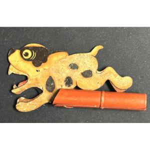 Barking Dog In Lithographed Tinplate, Whistle By Benjamin Rabier, Attributed /18