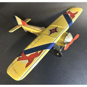 Ml Toy Airplane 1930 Martinan And Larnaude In Lithographed Tinplate In Very, Very Good Condition /21