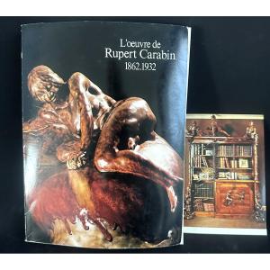 The Work Of Rupert Carabin 1862-1932 Book 1974 Galerie Du Luxembourg Paris Ex Libris