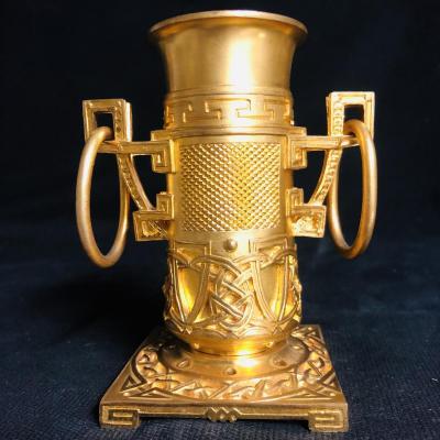 Rare Pyrogen Bronze Nineteenth Barbedienne With Gilding As New