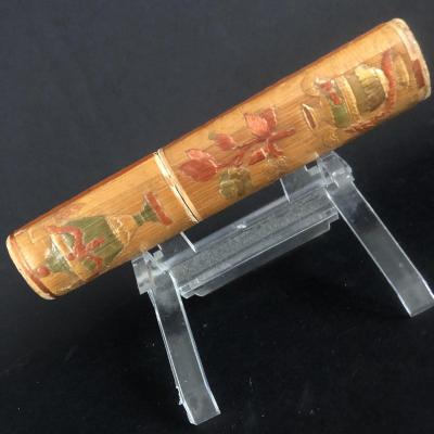 Message Or Needle Case, Straw Marquetry Box, Late 18th Century