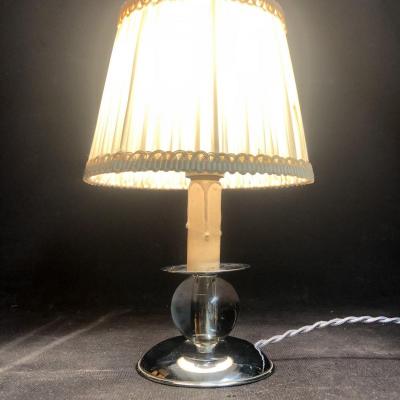 Jacques Adnet In The Style Modernist Lamp 1930