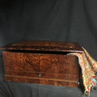Large Mid-19th Century Shawl Cashmere Box Shawl Cashmere Box