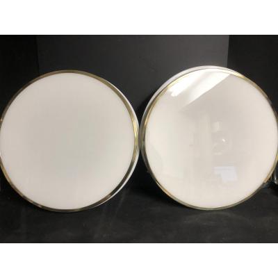 Pierre Paulin 1927-2009 Attributed Pair Of Wall Chandeliers Publisher Disderot 1955 Model 3075