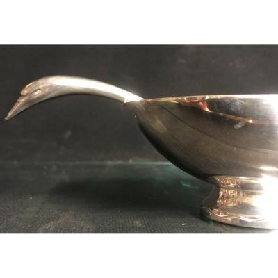 Christofle Gallia Design Christian Fjerdingstad Gravy Boat Swan Swan 1935