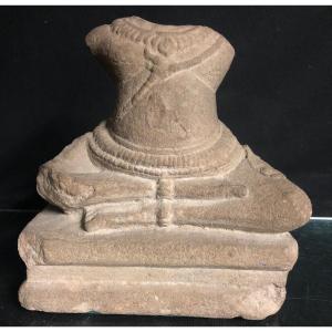 13th Century Khmer Art Sculpture In Sandstone Cambodia Bayon Style