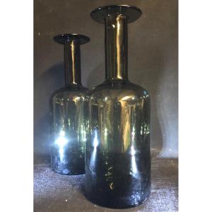 Otto Bauer For Holmegaard Denmark Pair Of Vases