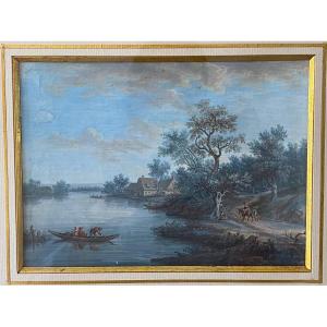 Gouache: French School Of The XVIIIth Century, Circle Of Lazare Bruandet