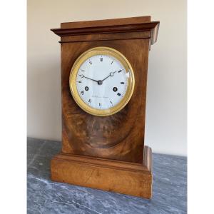 Mahogany Borne Clock By Charles Oudin, A Student Of Breguet 