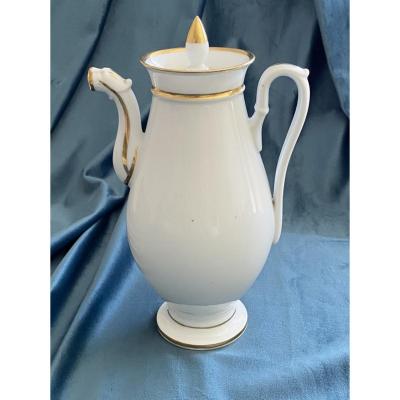 Paris Porcelain Jug / Coffee Maker, Empire / Restoration Period