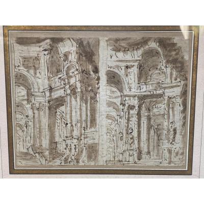 Guardi Francesco (venice 1712-1793) "architectural Caprice"