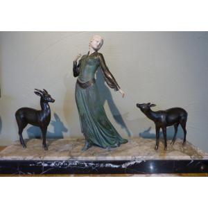 Art Deco Sculptural Group