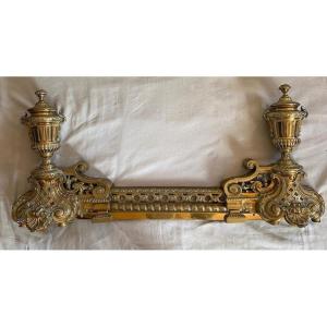 Bronze Fireplace Set