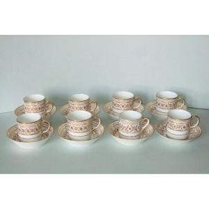 Eight Coffee Cups In Paris Early Nineteenth