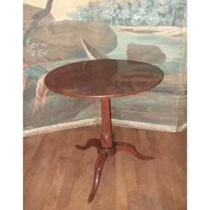 Louis XVI Period Mahogany Pedestal Table
