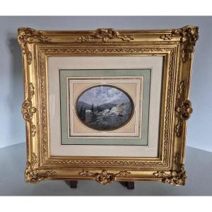 Francis Blin (1827-1866) Animated Landscape