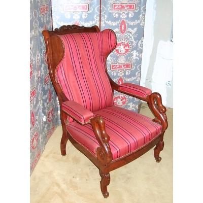 Armchair Mahogany, First Part Of 19th