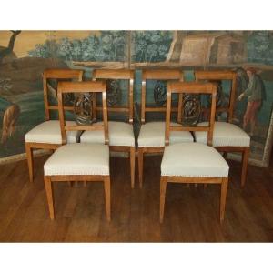 Six Directoire Period Chairs