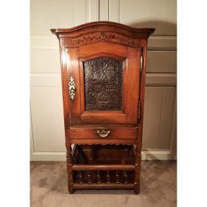 Pantry Drainer In Chestnut From The XIXth Century.
