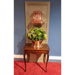 Fountain And Its Copper Basin From The 18th Century.