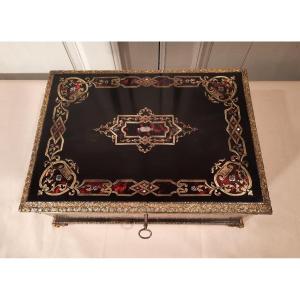 Travel Box With Toiletries From The Napoleon III Period.