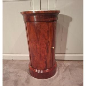 Mid-19th Century Mahogany Somno Bedside Table.