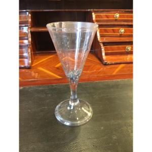Large Cornet-shaped Glass, 18th Century