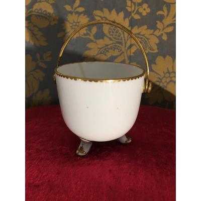 Small Porcelain Cream Pot Vincennes 18 Eme
