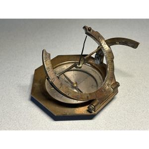 Octagonal Equinoctial Sundial, 18th Century, No Signature.