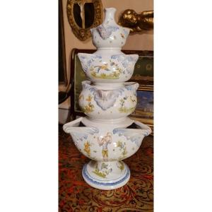 XIX Th S, Large Tulip Tree In Earthenware