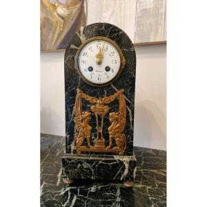Empire Style Marble Terminal Clock 