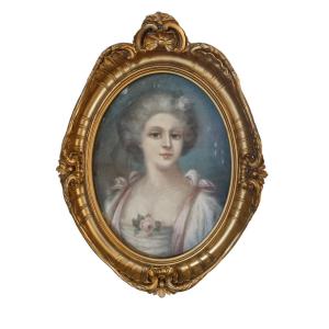 Portrait Of A Woman, Pastel