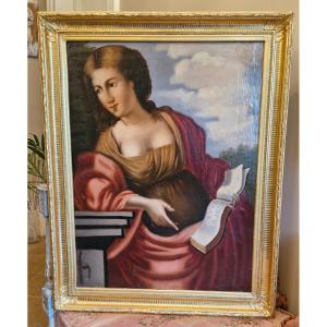 Oil On Canvas The Cumaean Sibyl