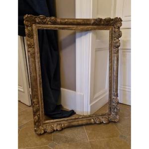 Large Louis XIV Carved Wooden Frame 