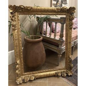 Large Louis XIV Giltwood Frame, 18th Century