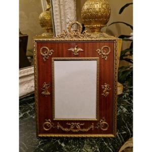 Empire Style Bronze Photo Frame